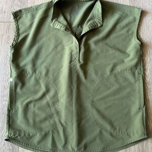 FIGS Rafaela Olive Green scrub top XS